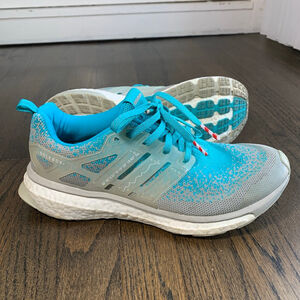 Adidas Solebox x Packer Shoes x Silfra Rift Energy Boost Sneakers Blue Gray 6.5